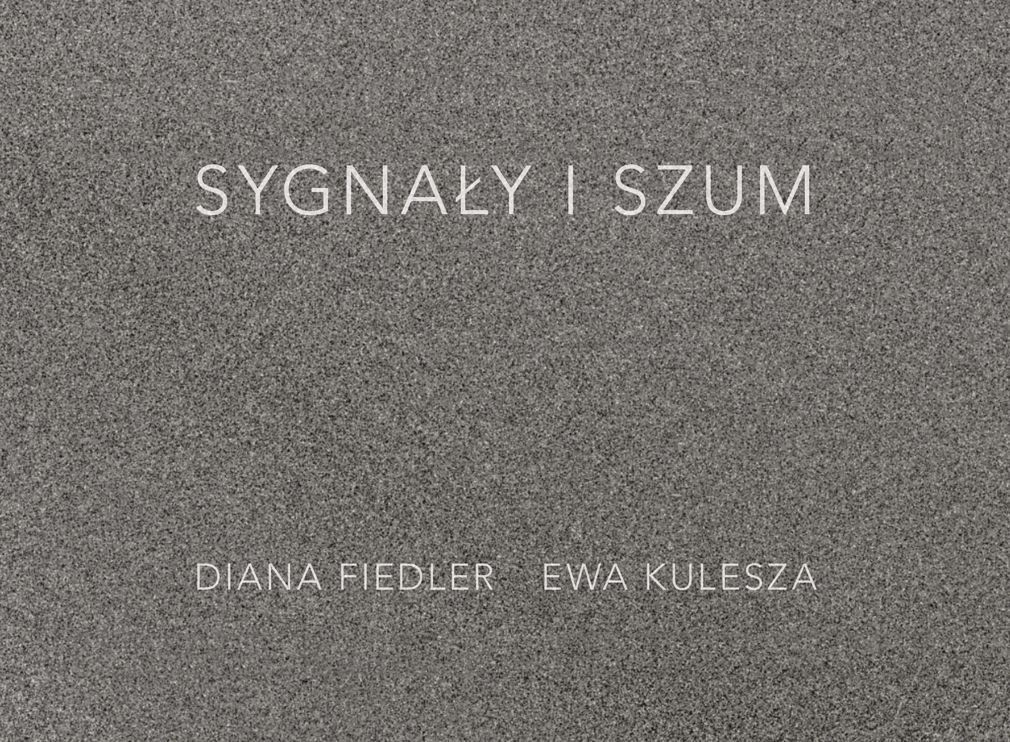 Diana Fiedler, Ewa Kulesza - SYGNAŁY i SZUM