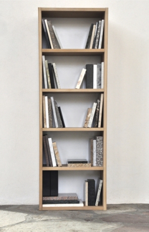 Na pamięć, 2014, płyta mdf, kamienie naturalne, 165x55x35 cm